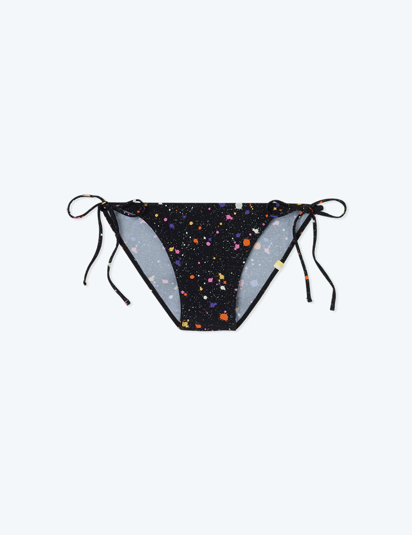 The String Bikini Bottom - Paint Splatter in Sea Urchin