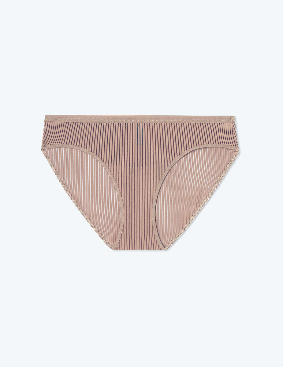 The Feel Free Bikini Underwear - Latte