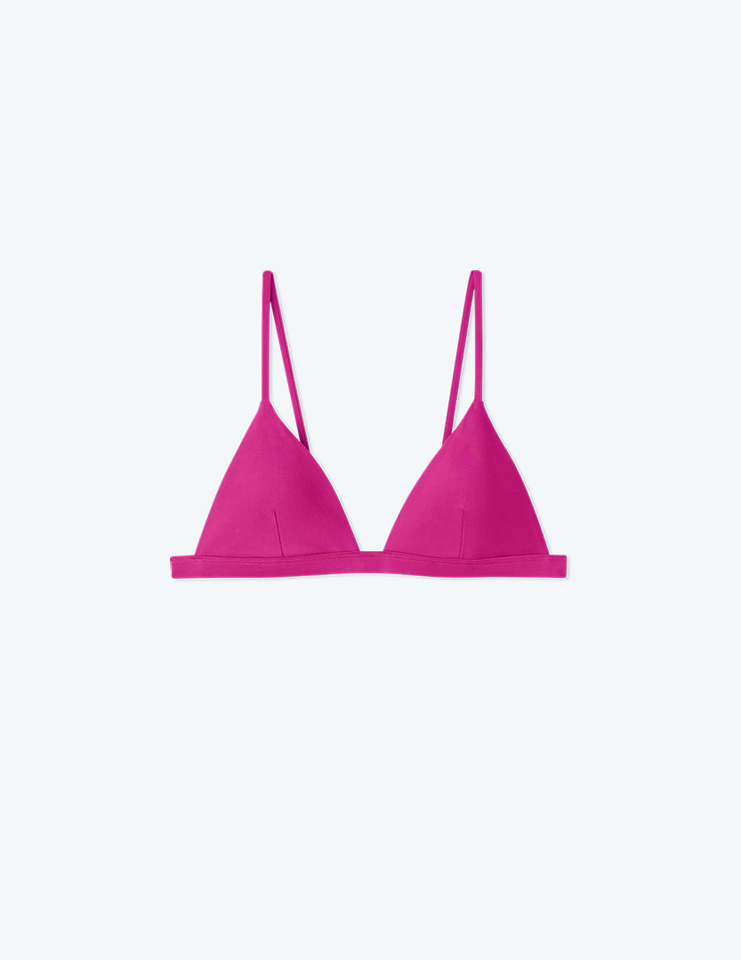 The Triangle Bikini Top - Hibiscus