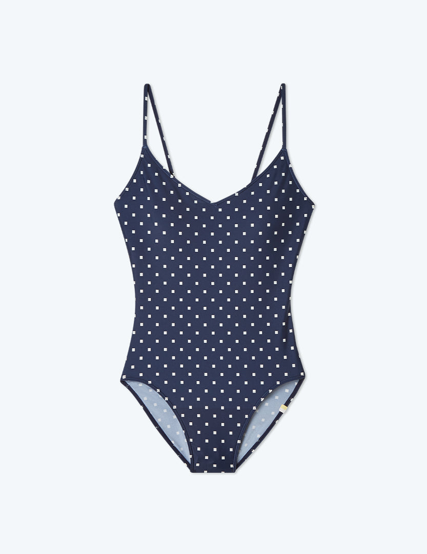 The Oceana - Square Dot in Deep Sea & White Sand