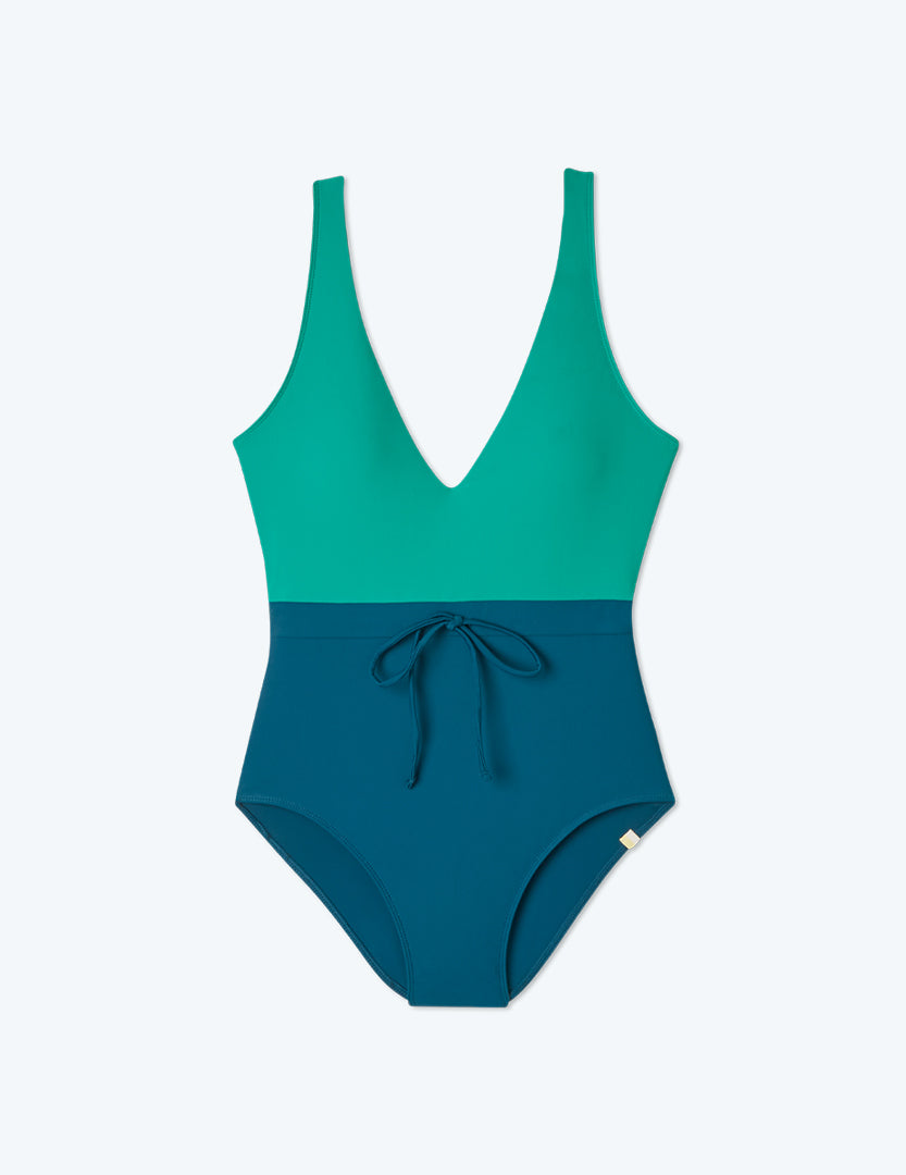 The Tie Waist Backflip - Seaweed & Seaglass