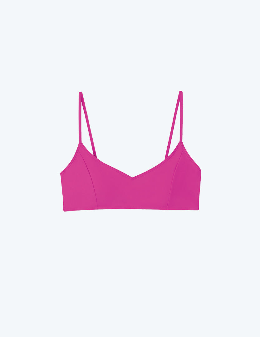 The Wanderlust Bikini Top - Hibiscus