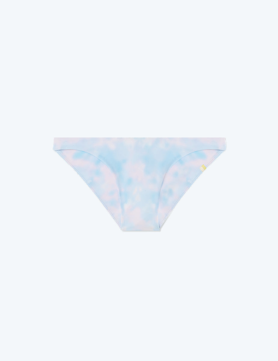 The Cheeky High Leg Bottom - Cotton Candy Sky