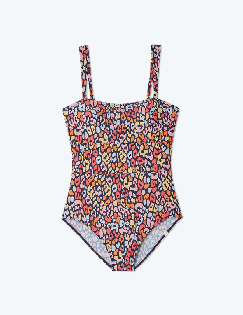 The Wide Strap Oasis - Multicolor Leopard