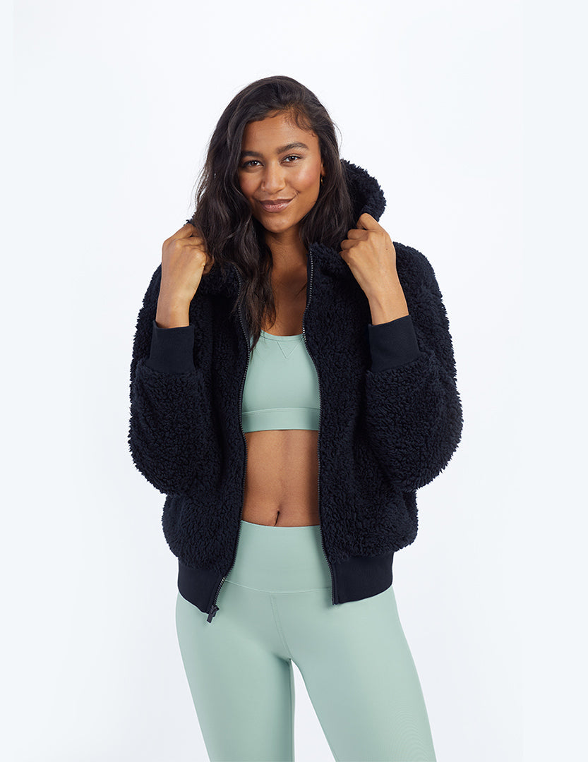 The High Pile Eco Fleece Cropped Hoodie - Main