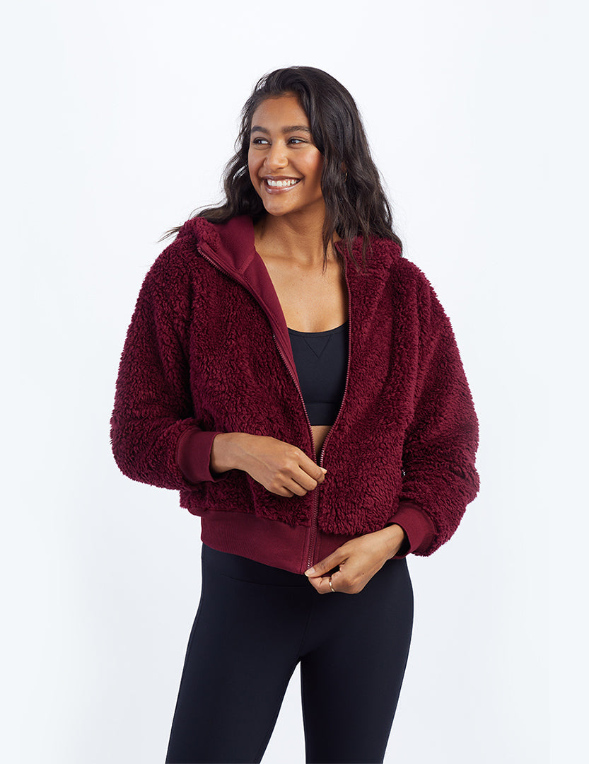 The High Pile Eco Fleece Cropped Hoodie - Main
