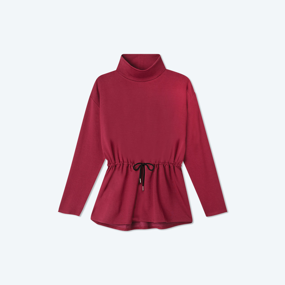The Softest French Terry Cinched Waist Pullover - Pinot