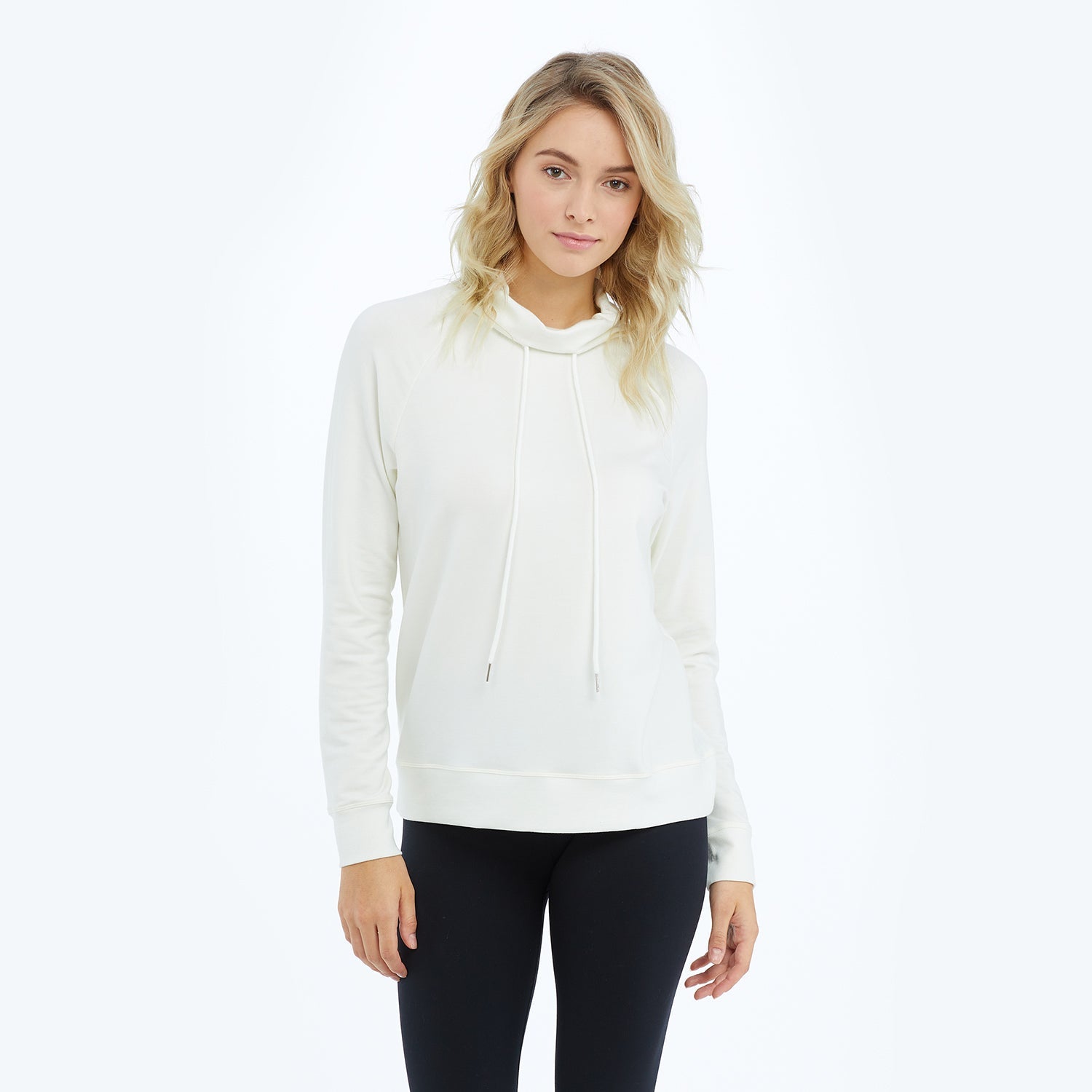 The Softest French Terry Funnel Neck Pullover - Main