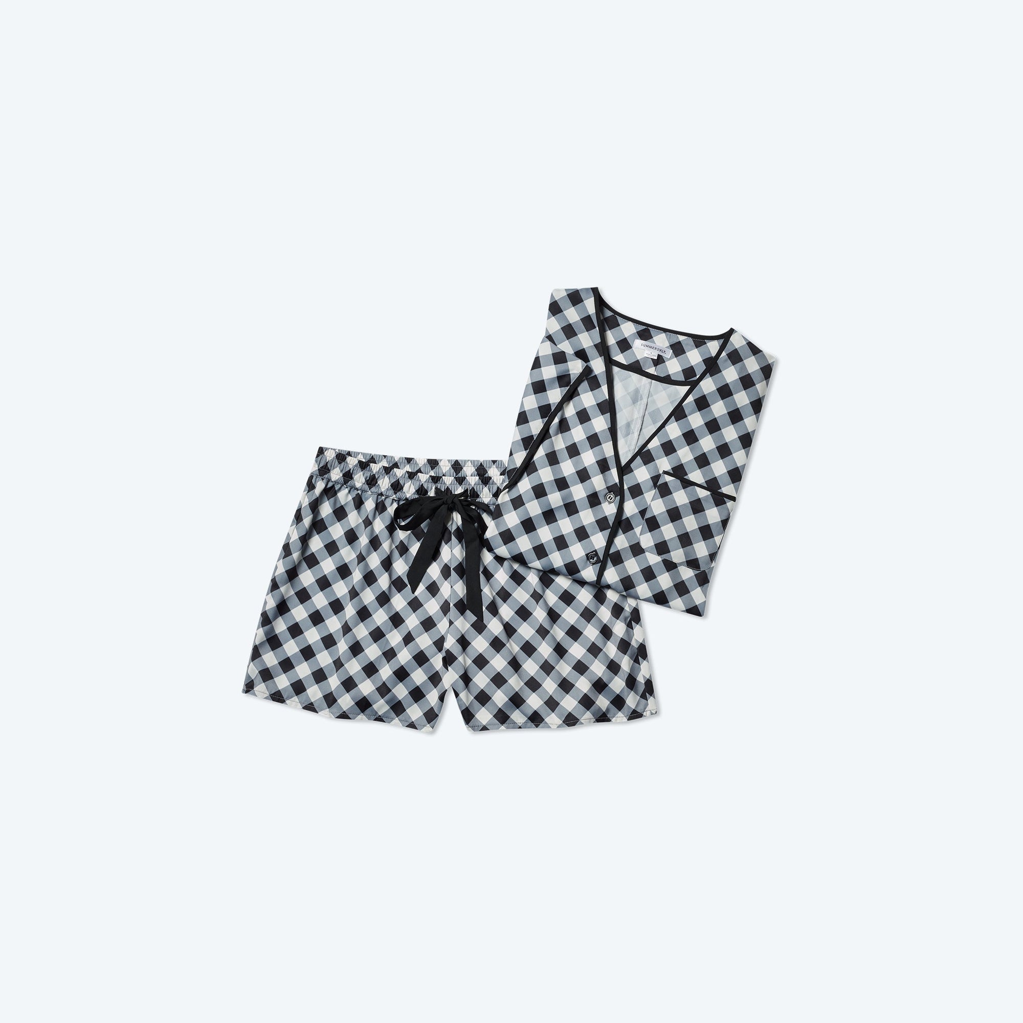 The Cloud 9 Silky PJ Shorts Set - Main