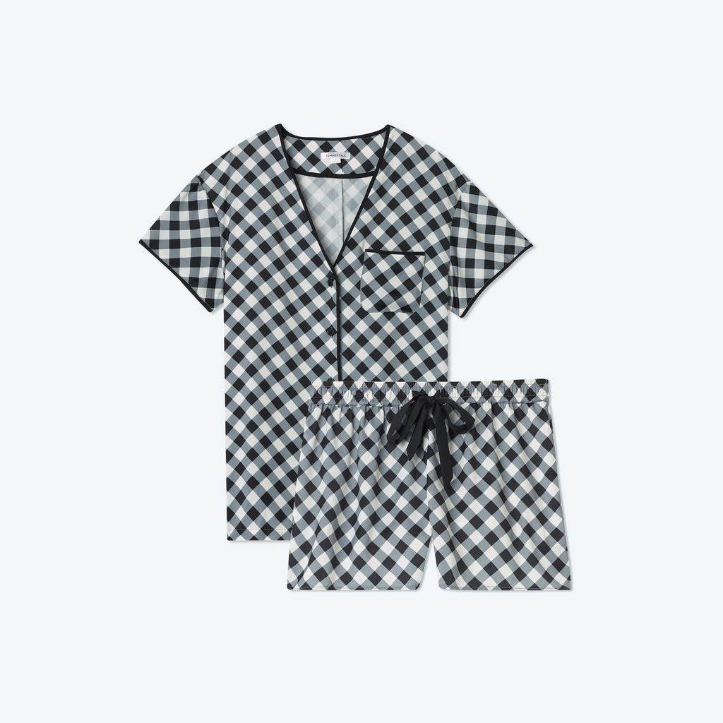 The Cloud 9 Silky PJ Shorts Set - Main