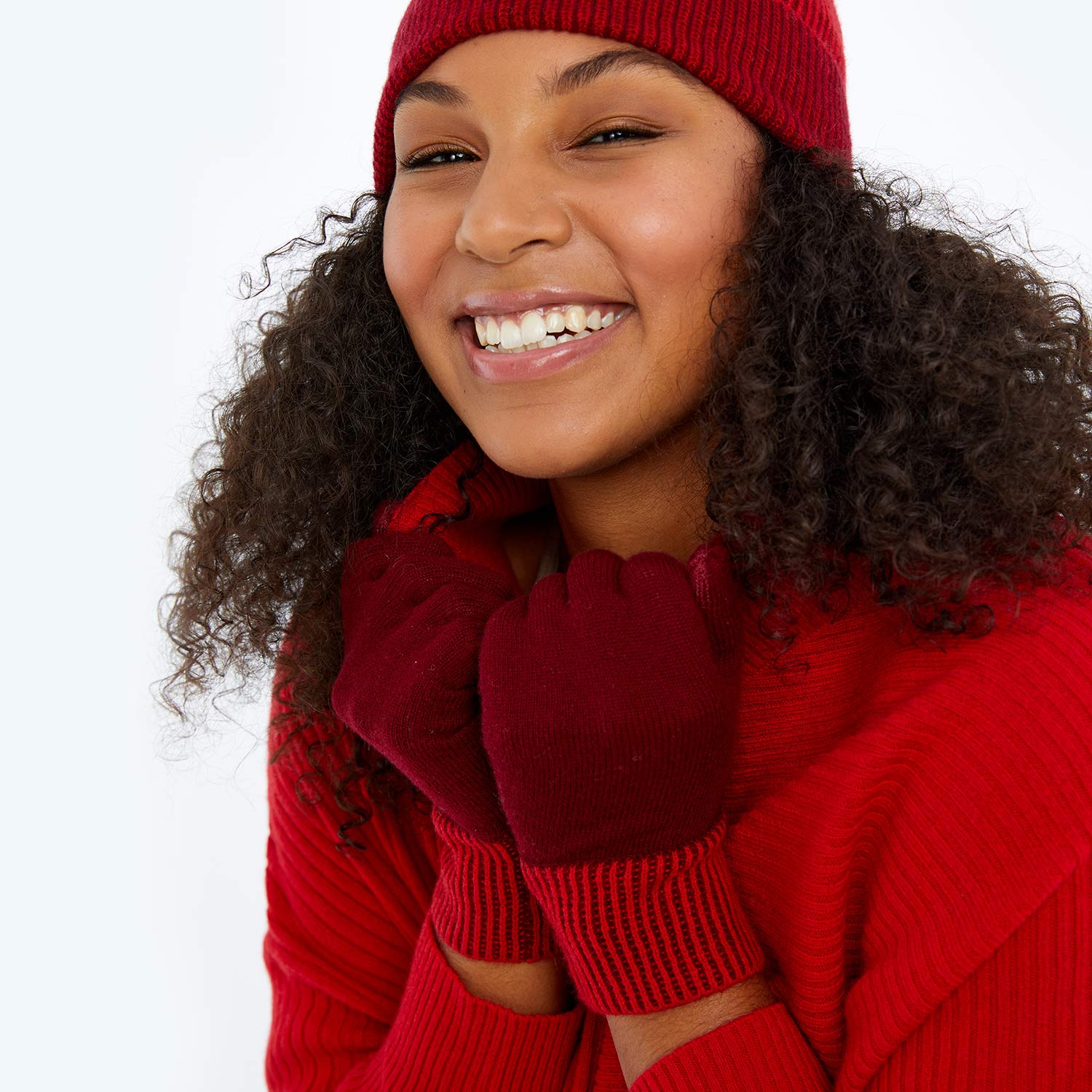 The Coziest Cashmere Blend Gloves - Main