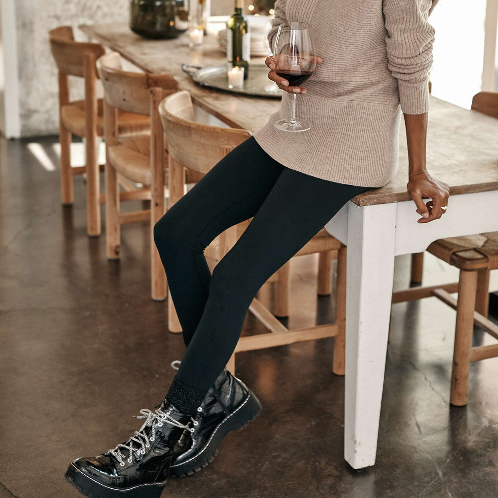 The Brushed High Rise Full Length Leggings - Main