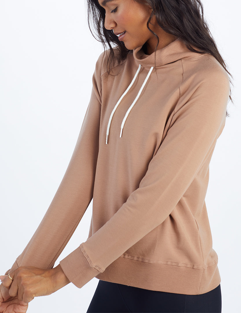 The Softest French Terry Funnel Neck Pullover - Main