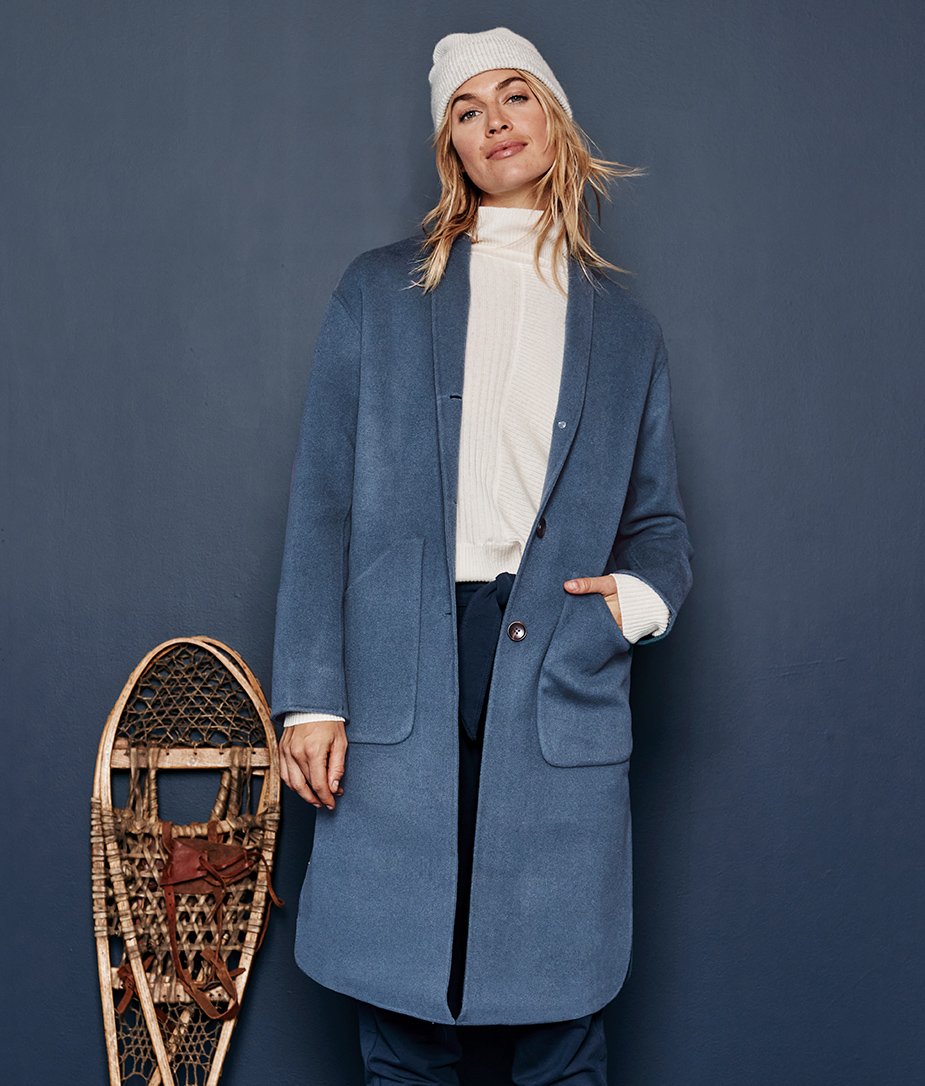 The Warmest Eco Wool Cocoon Coat - Main