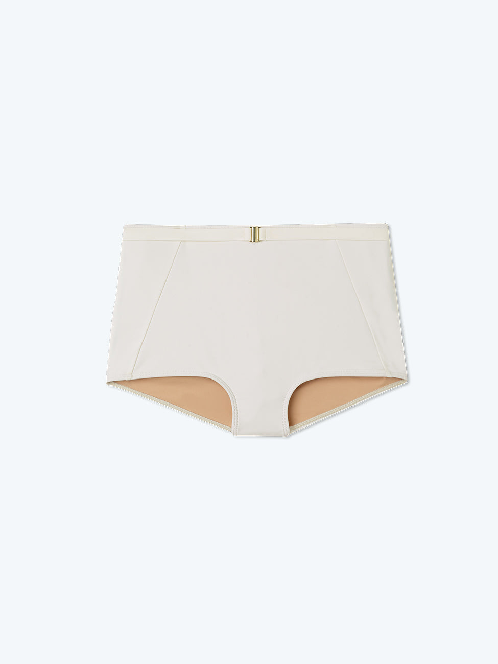 The Belted Classic High Rise - White Sand