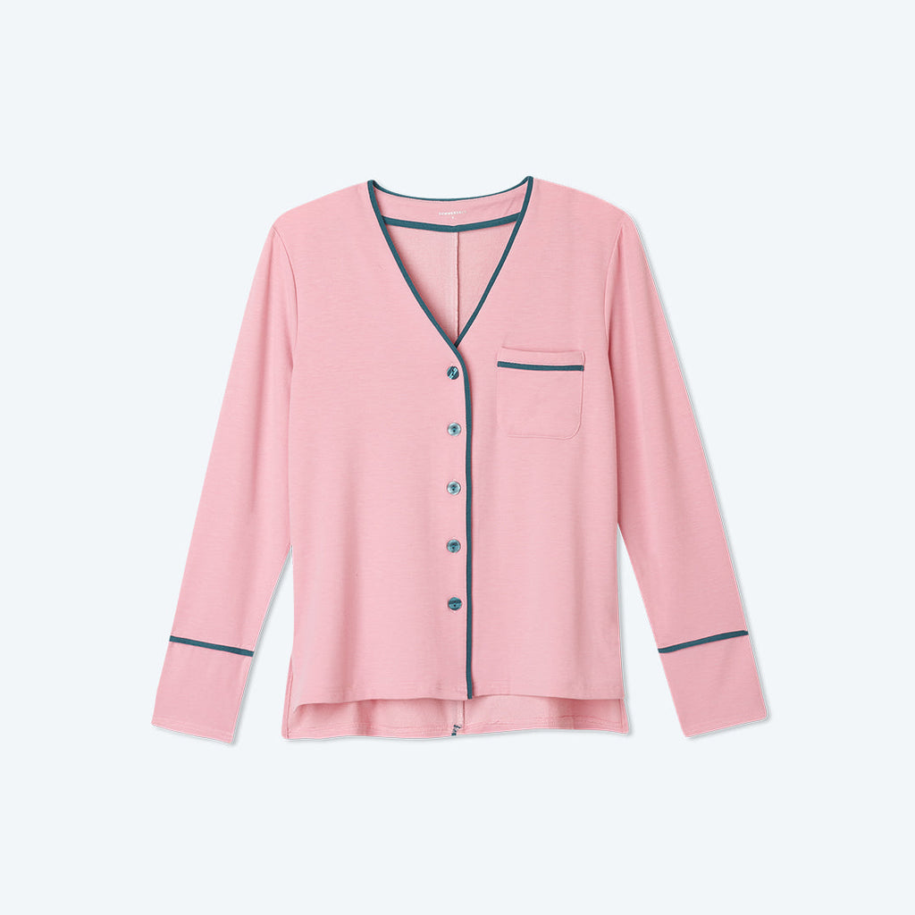 The Cloud 9 Pajama Set - Pink Sky & Venetian