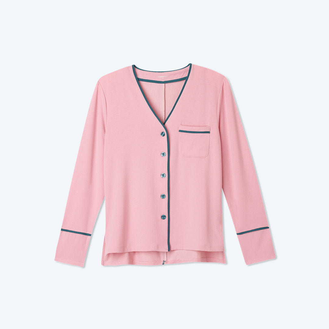 The Cloud 9 Pajama Set - Pink Sky & Venetian