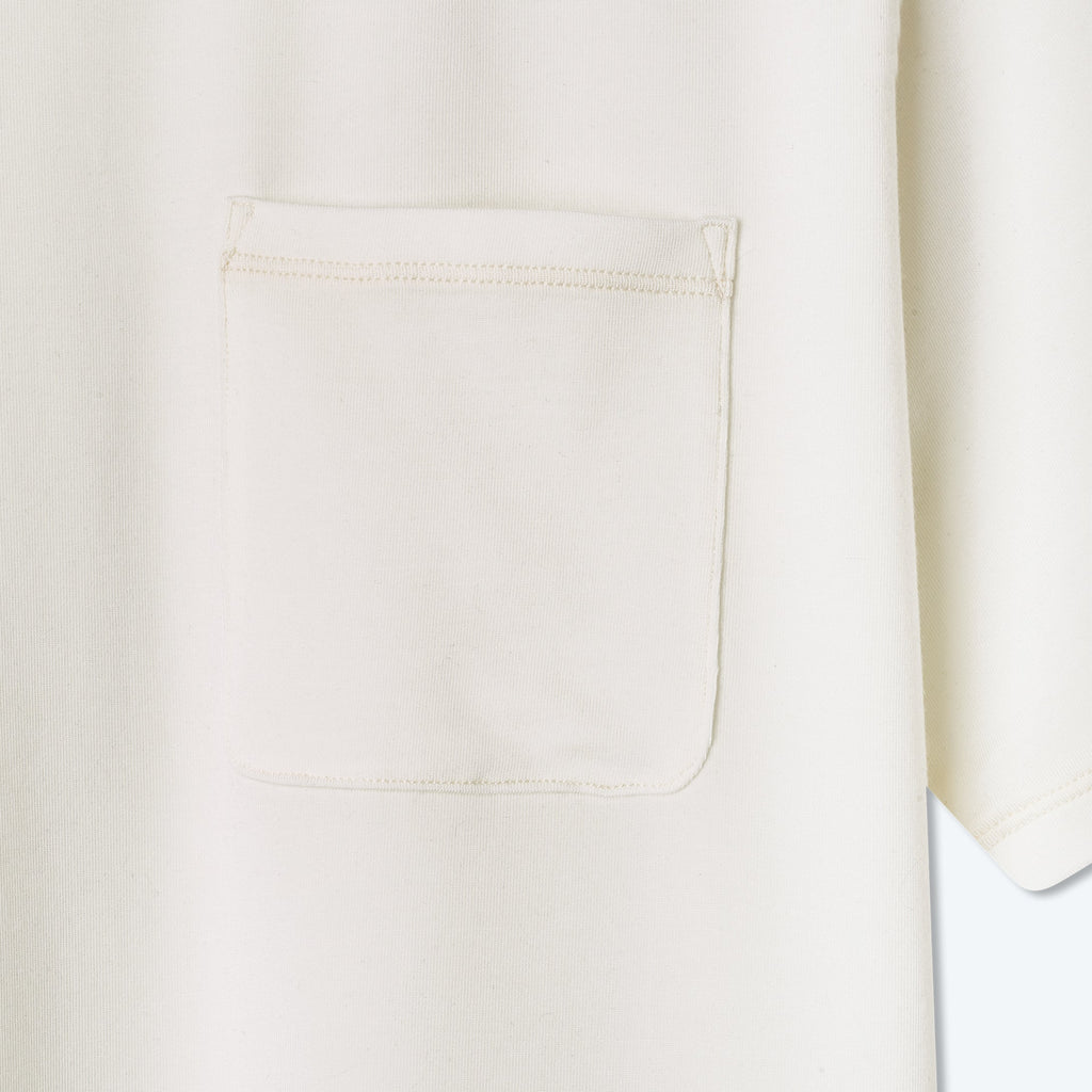 The Softest Tencel Short Sleeve Pocket T-Shirt - White Sand