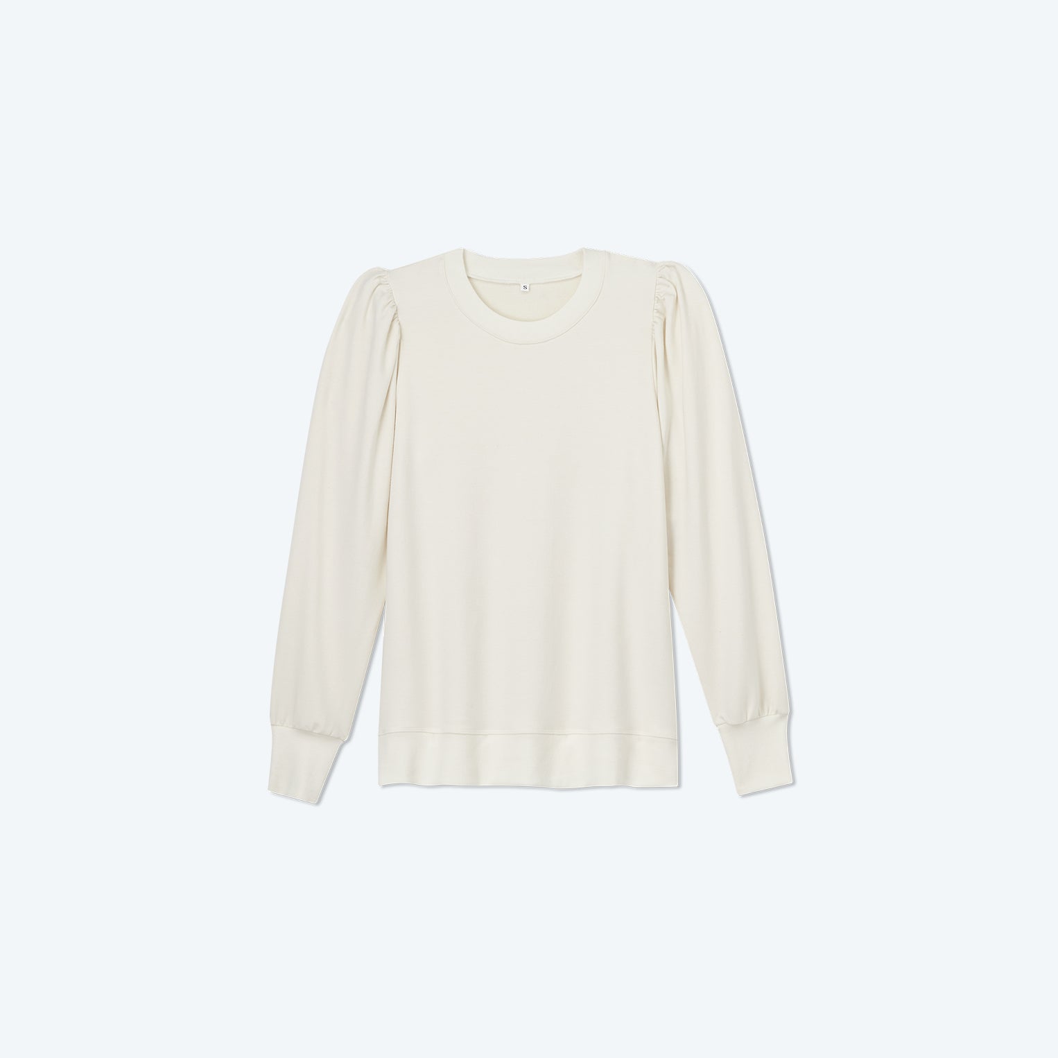 The Softest French Terry Puff Sleeve Pullover - Main