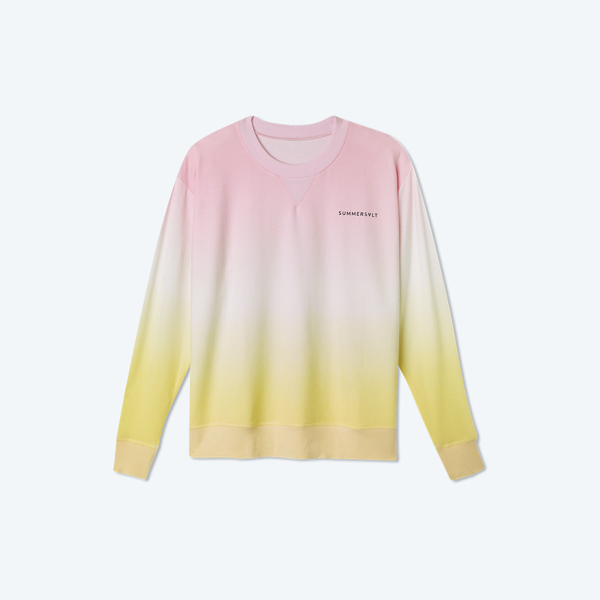 The Softest French Terry Relaxed Crew - Ombre