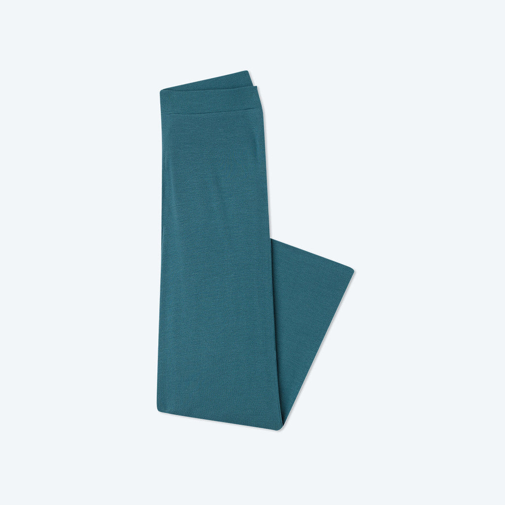 The Softest Ribbed Wide Leg Lounge Pant - Venetian