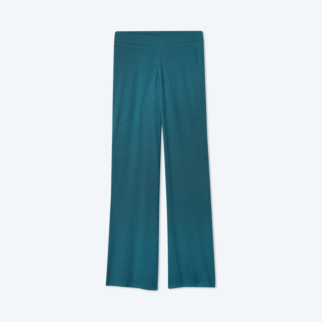 The Softest Ribbed Wide Leg Lounge Pant - Venetian