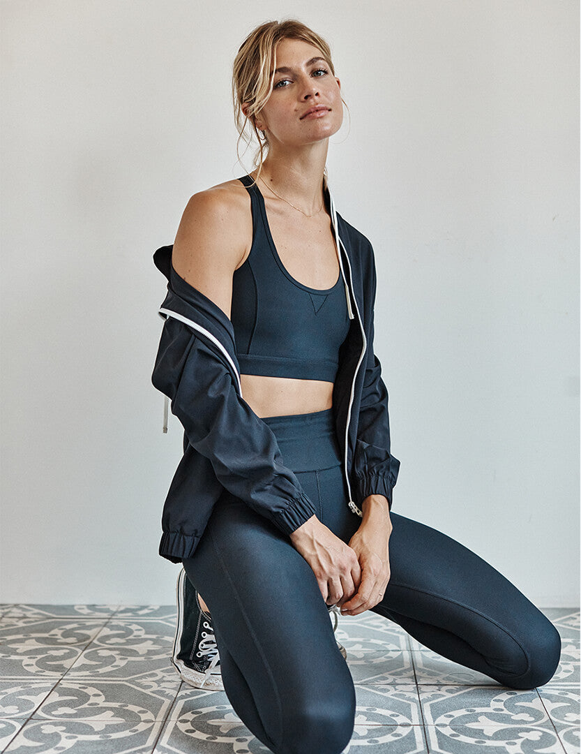 The Do-It-All High Rise 7/ 8 Leggings - Sea Urchin