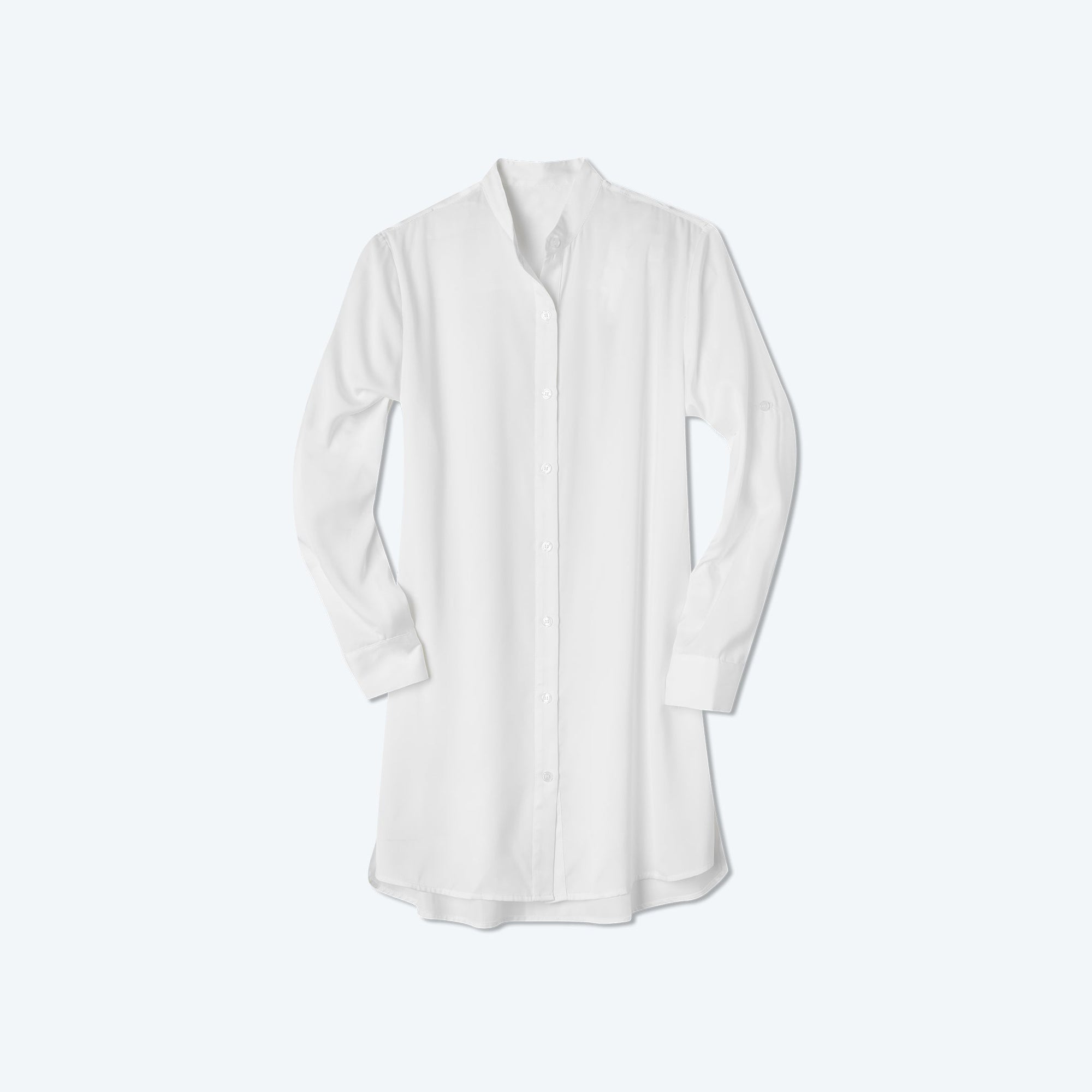 The Short Effortless Shirtdress Cover-Up - White Sand