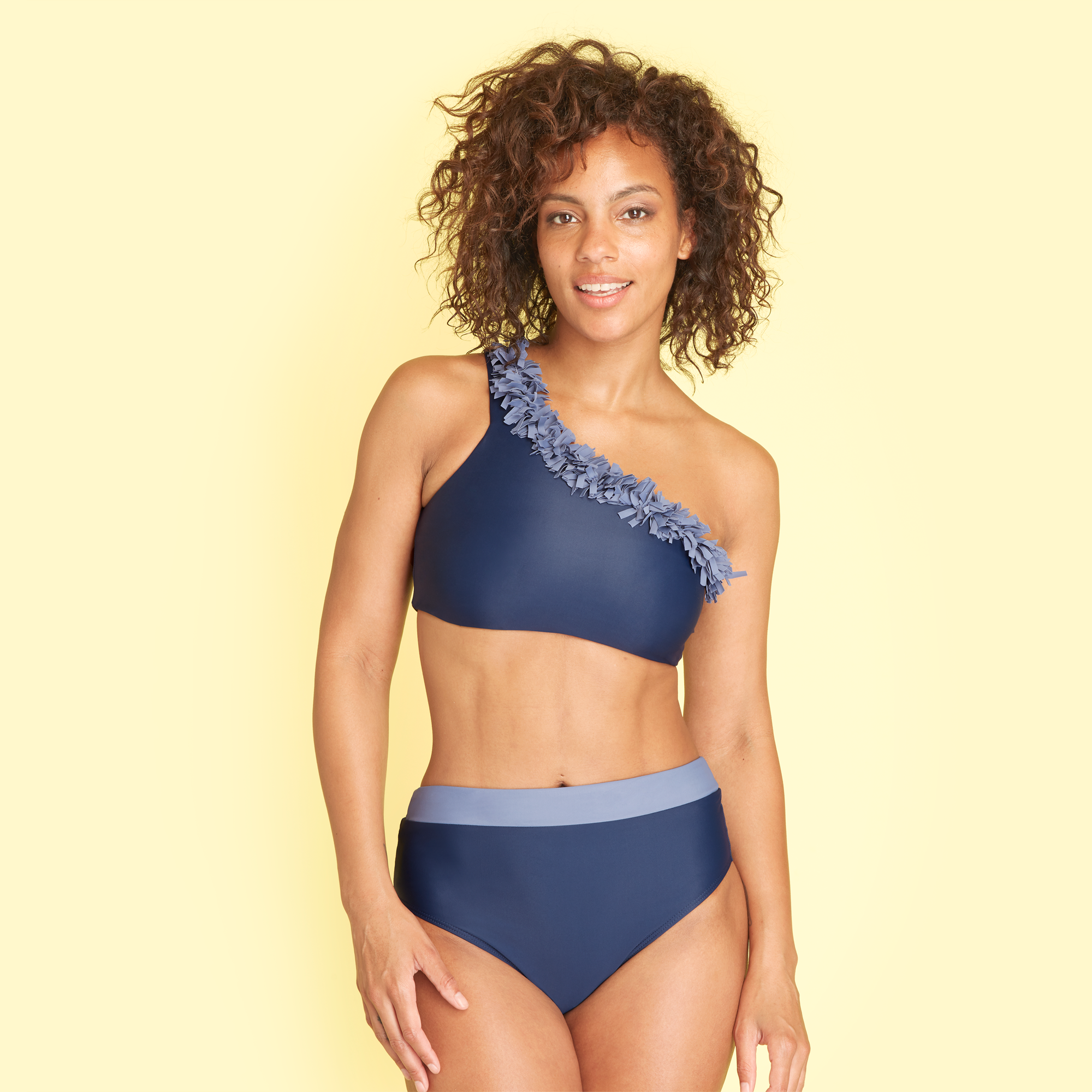 The Confetti Sidestroke Bikini Top