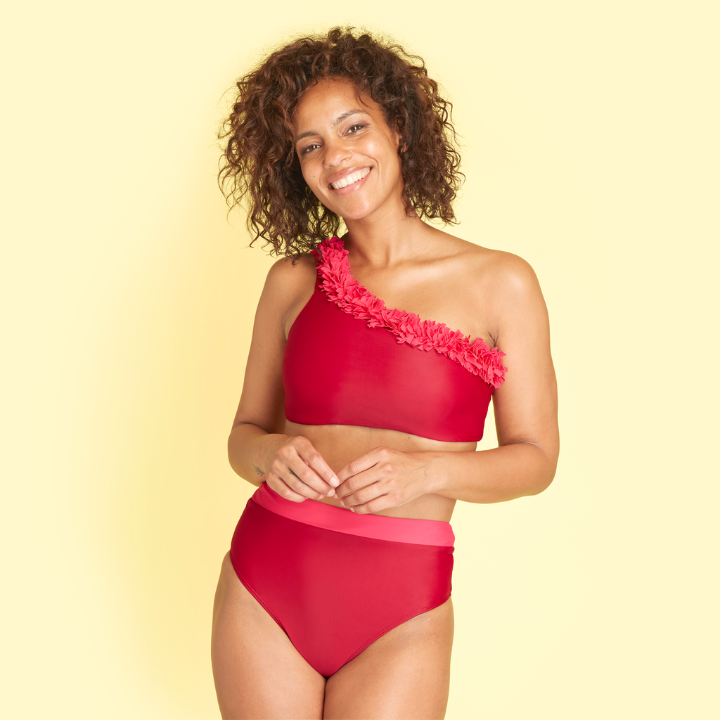 The Confetti Sidestroke Bikini Top