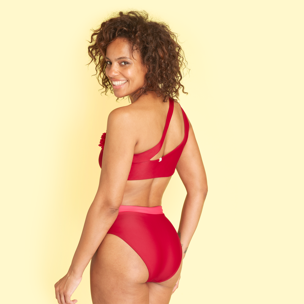 The Confetti Sidestroke Bikini Top