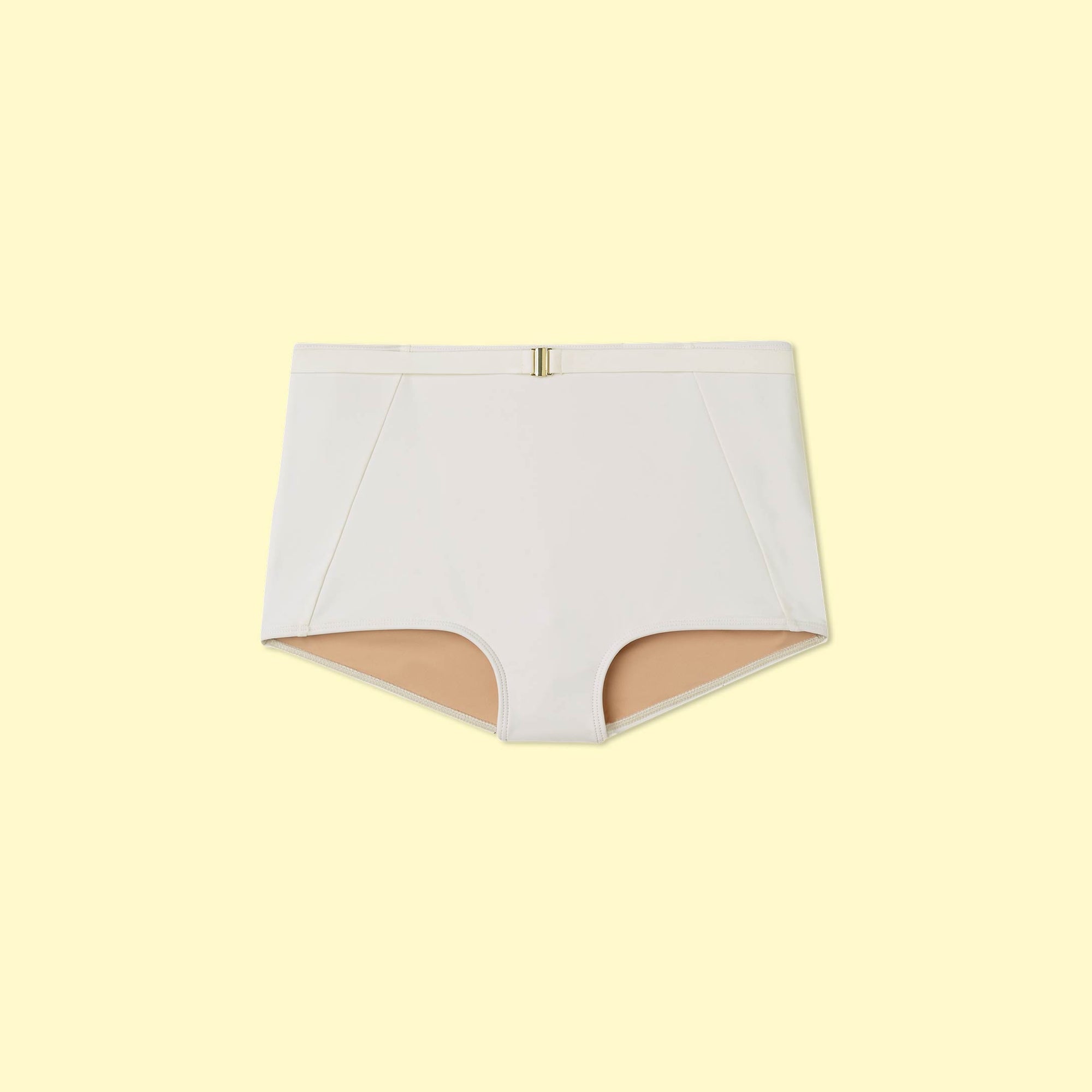 The Belted Classic High Rise White Sand 