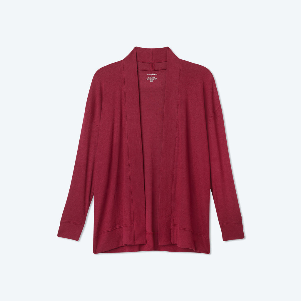 The Softest Ribbed Cardigan - Pinot