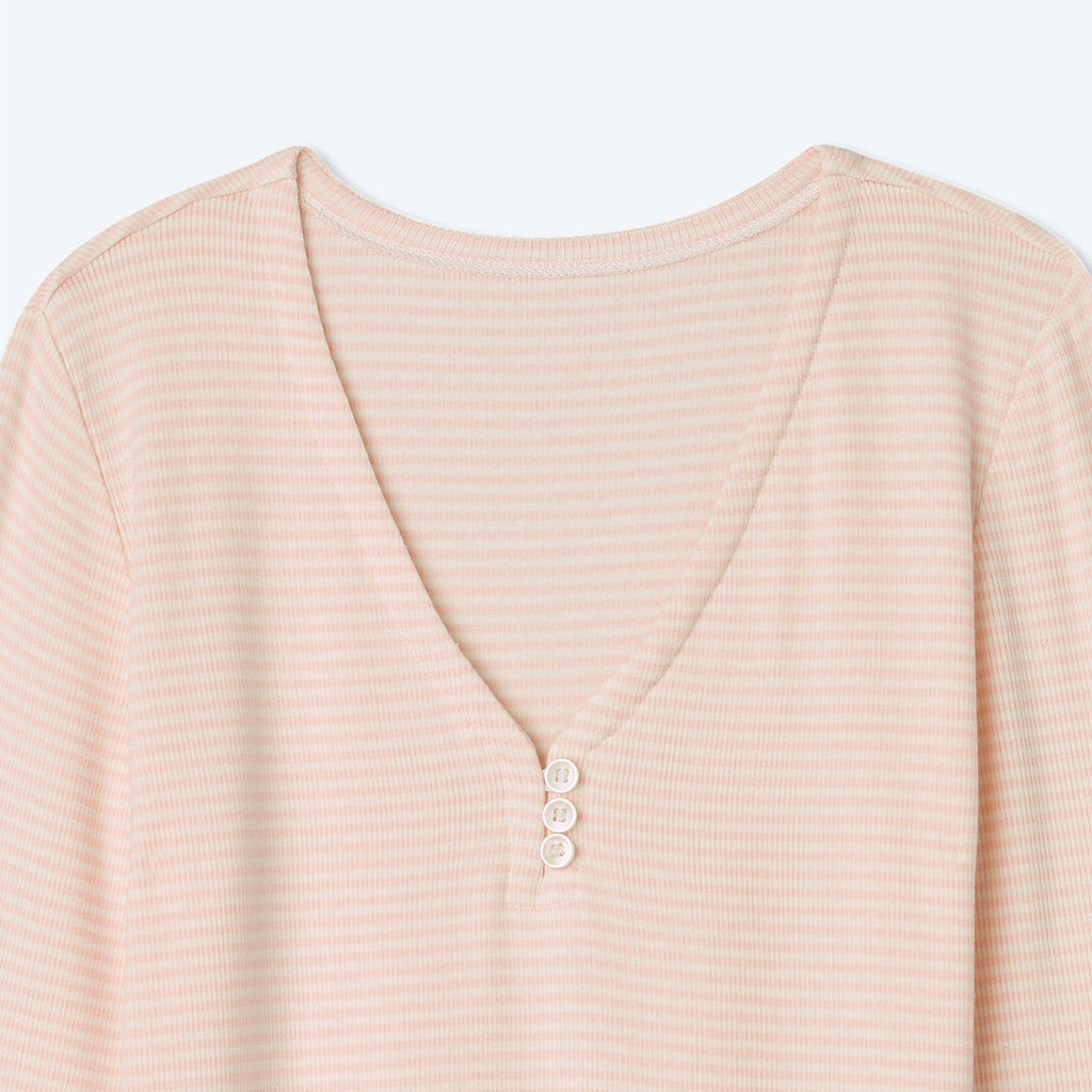 The Softest Ribbed Long Sleeve Henley - Main