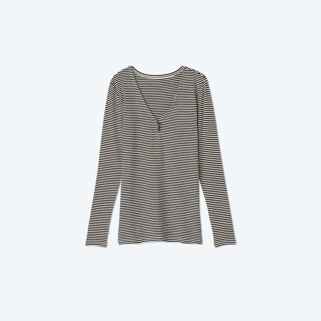 The Softest Ribbed Long Sleeve Henley - Main