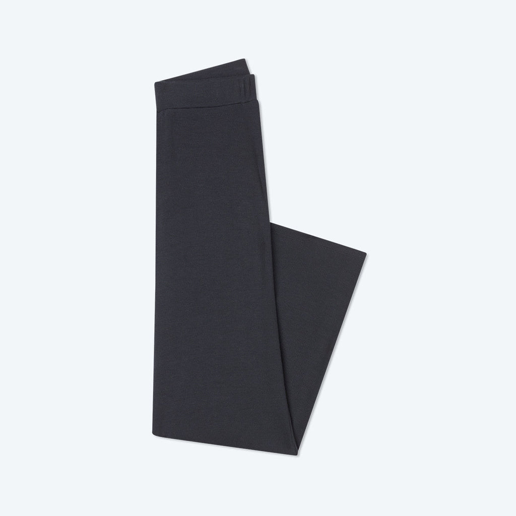 The Softest Ribbed Wide Leg Lounge Pant - Sea Urchin