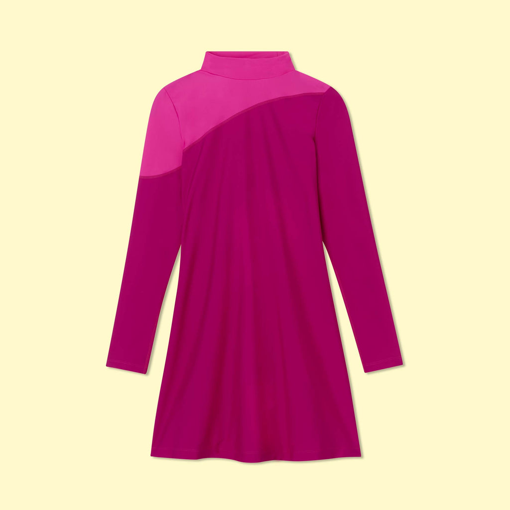 The Sun Shield Swim Tunic Orchid and Hibiscus