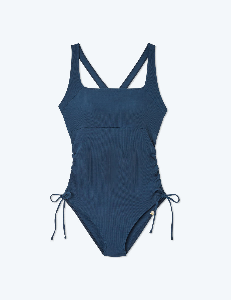 The Maternity Cinched Current - Deep Sea