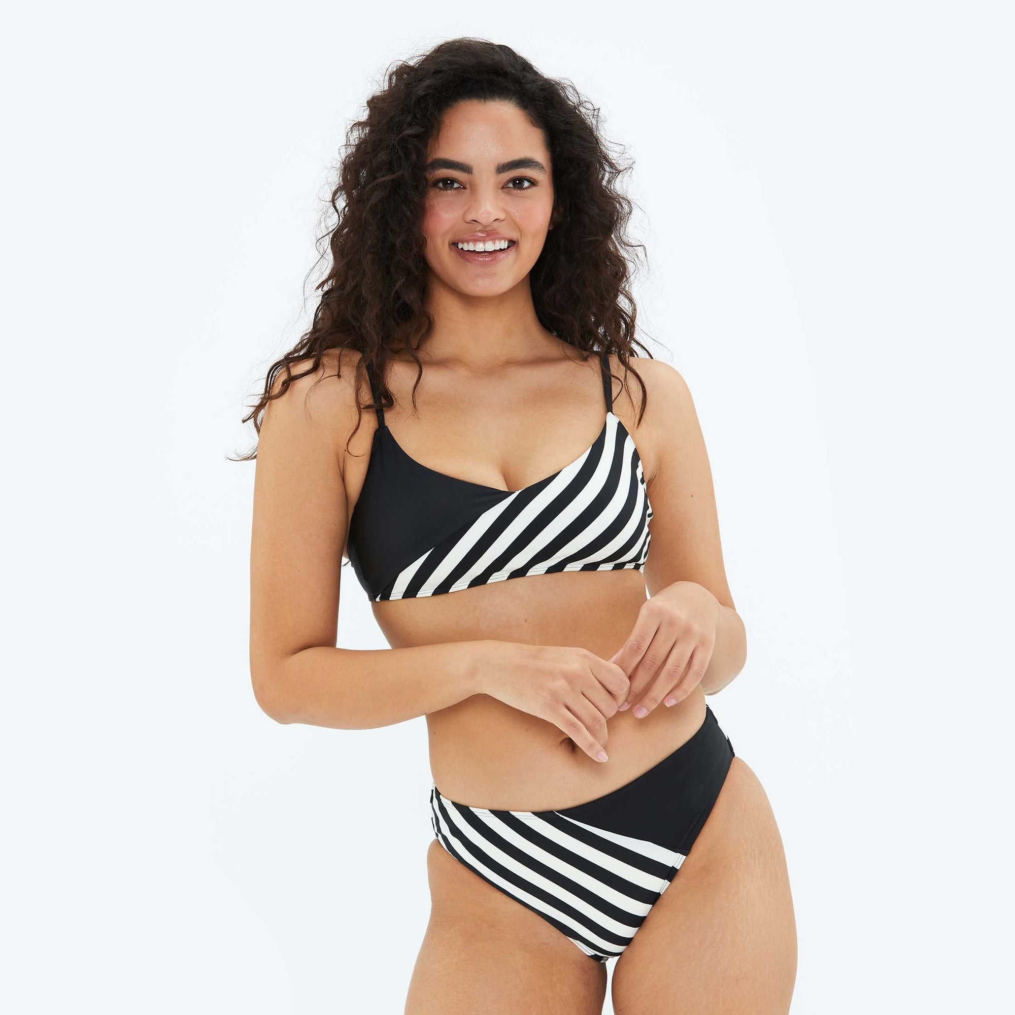 The Sea Urchin Mixed Stripe Marina Bikini Bundle