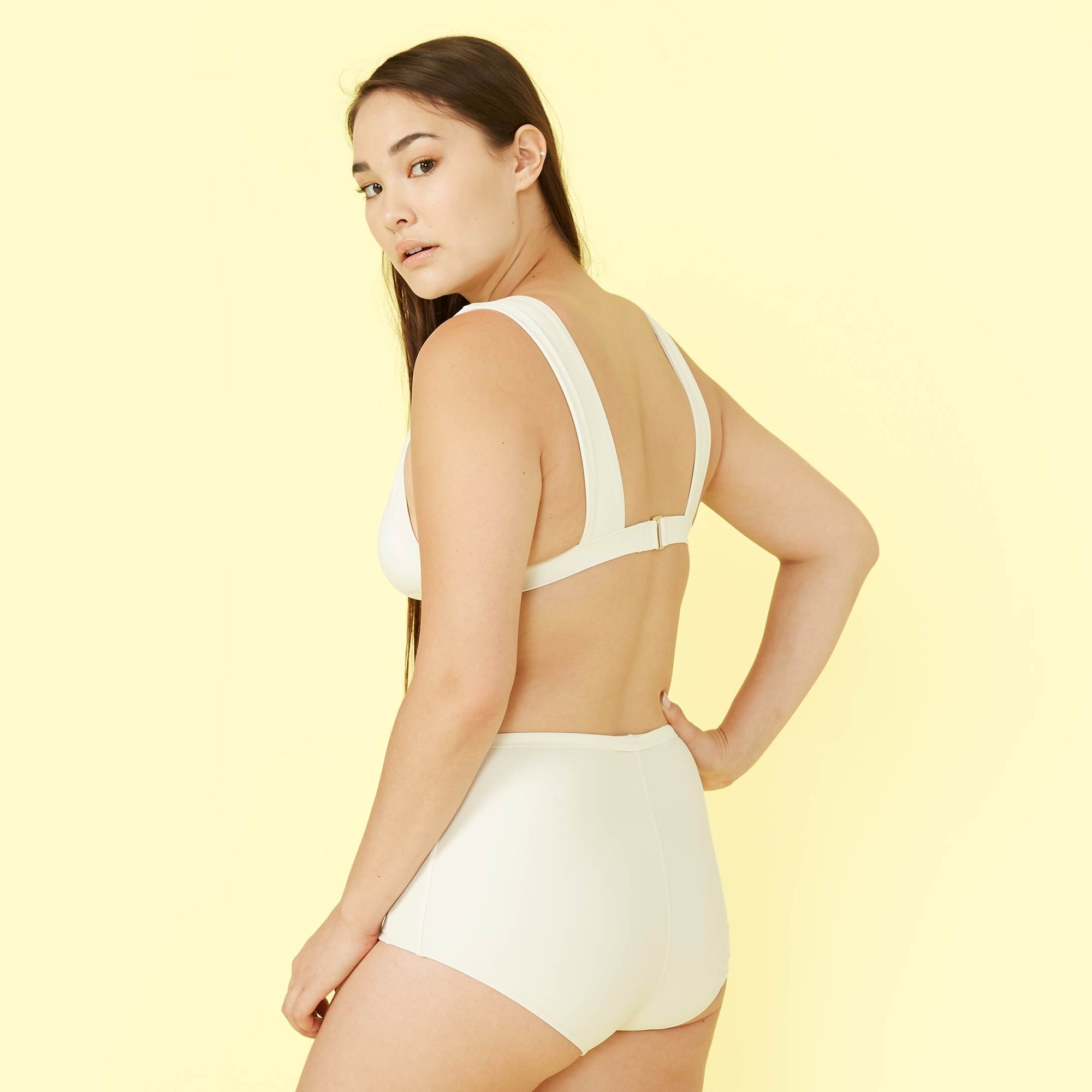 The Belted Classic High Rise White Sand Peyton
