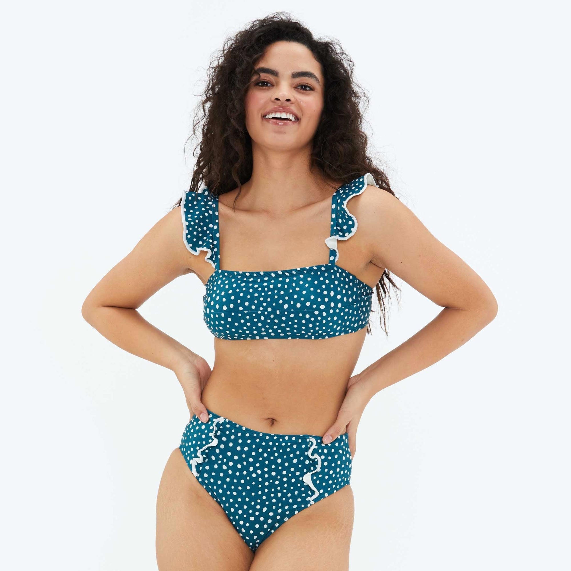 The Ruffle Oasis Bikini Top - Main